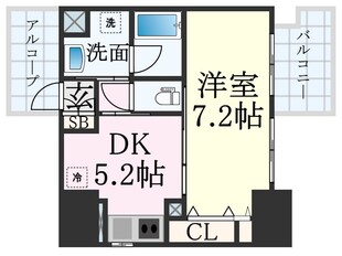 三ノ宮駅 徒歩7分 7階の物件間取画像